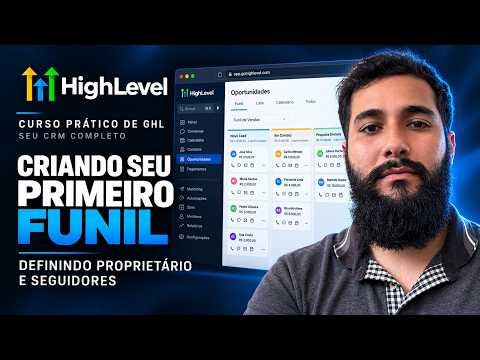 Capa da Aula 01: Crie seu primeiro funil de vendas no GoHighLevel