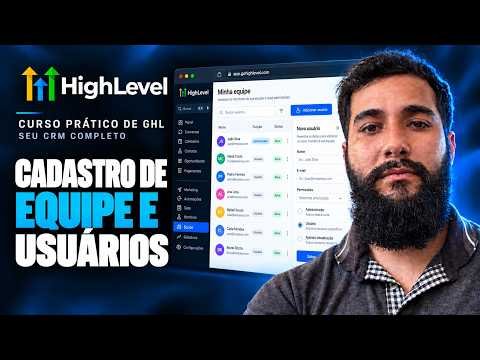Capa da Aula 04: Usuários, equipes e permissões no GoHighLevel