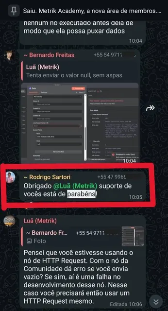 Depoimento real de aluno da Metrik